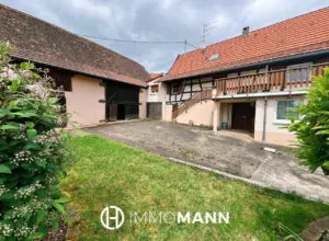5 PIÈCES 105.3 M2 751 M2 MAISON ALSACIENNE AVEC CORPS DE FER