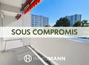 Lumineux 3 pièces avec balcon et parking